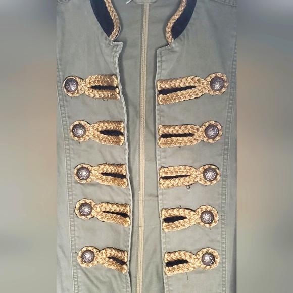 FREE PEOPLE-size S - passenger jacket military band canvas jacket - Picture 7 of 16